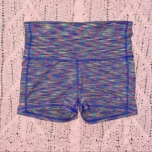 Multicolored Athletic Stretch Shorts